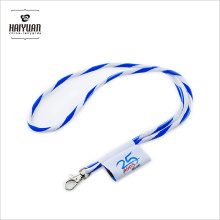 Wholesale Top Quality Elastic Round Cord Polyester Lanyard for Officer Use